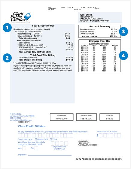 clark county sewer service bill